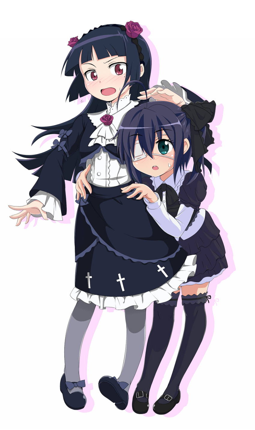 gokou ruri and takanashi rikka (ore no imouto ga konna ni kawaii wake ga nai and 1 more) drawn by mjn