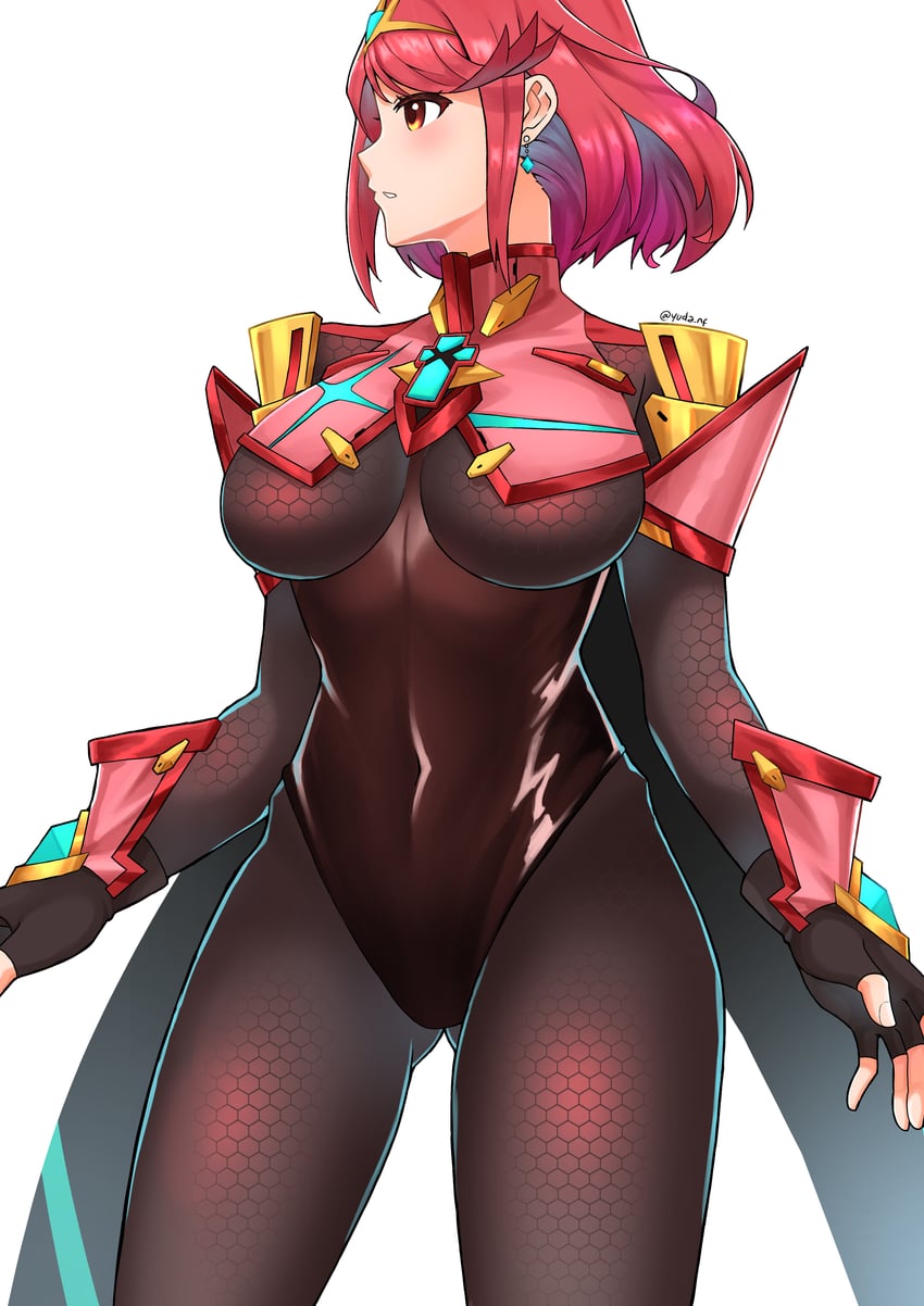 pyra (xenoblade chronicles and 1 more) drawn by you_nf