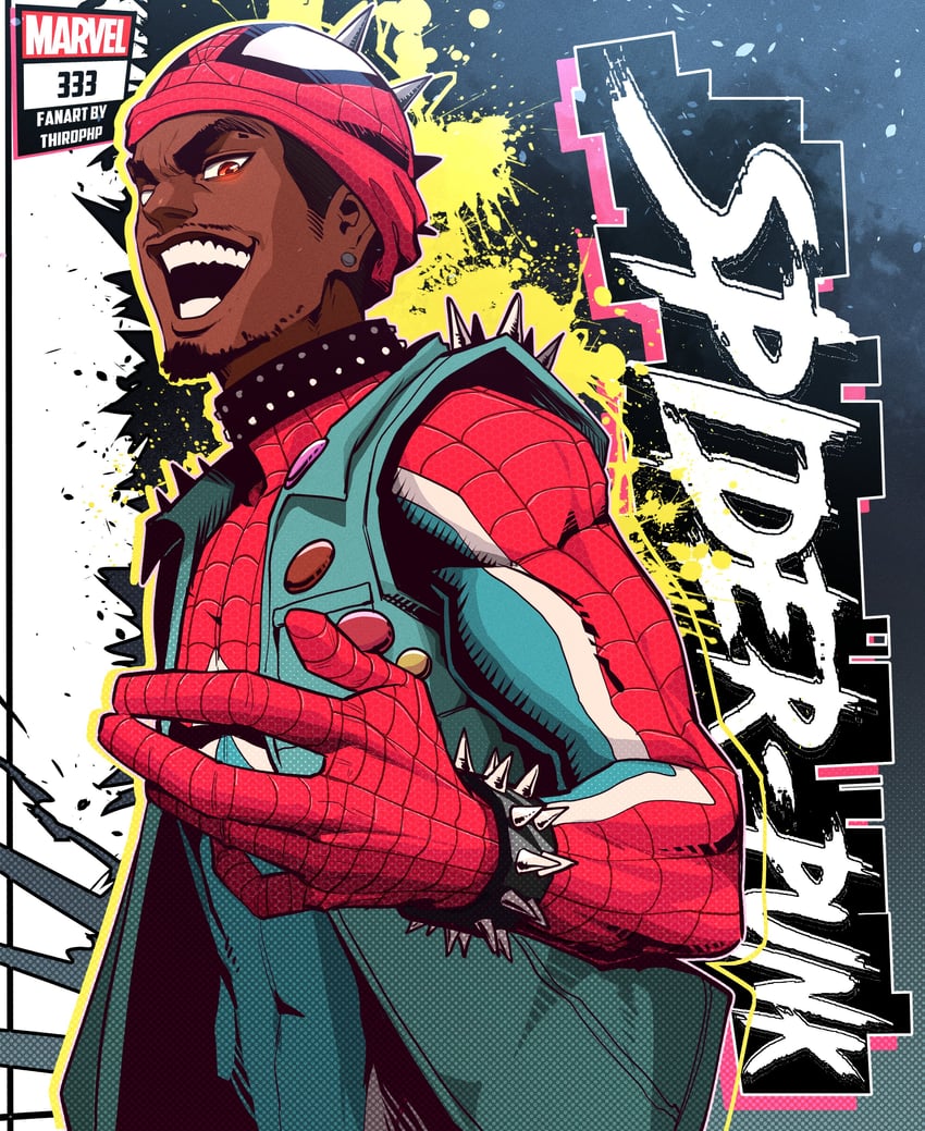spider-punk (marvel and 2 more) drawn by thirdphp