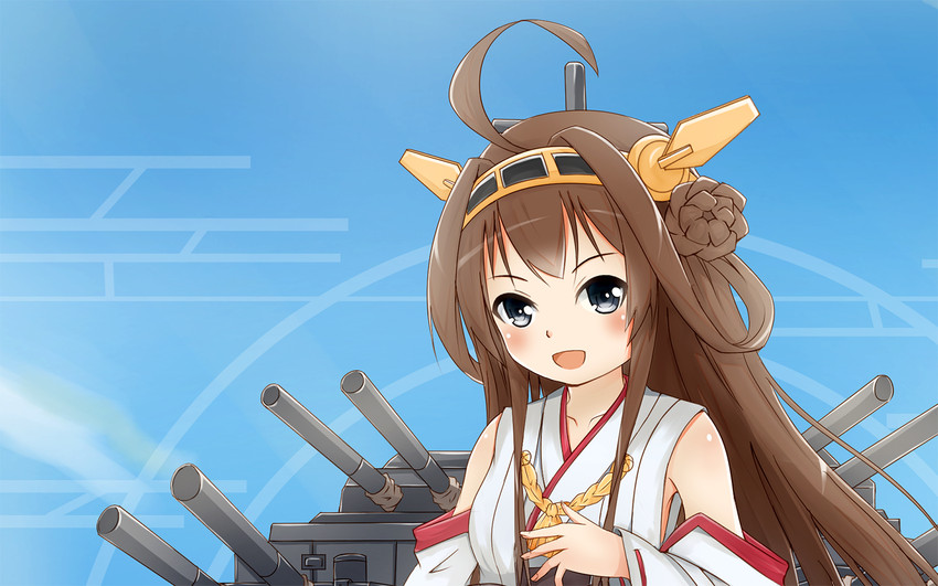 kongou (kantai collection) drawn by 53c_(ray_cordova)