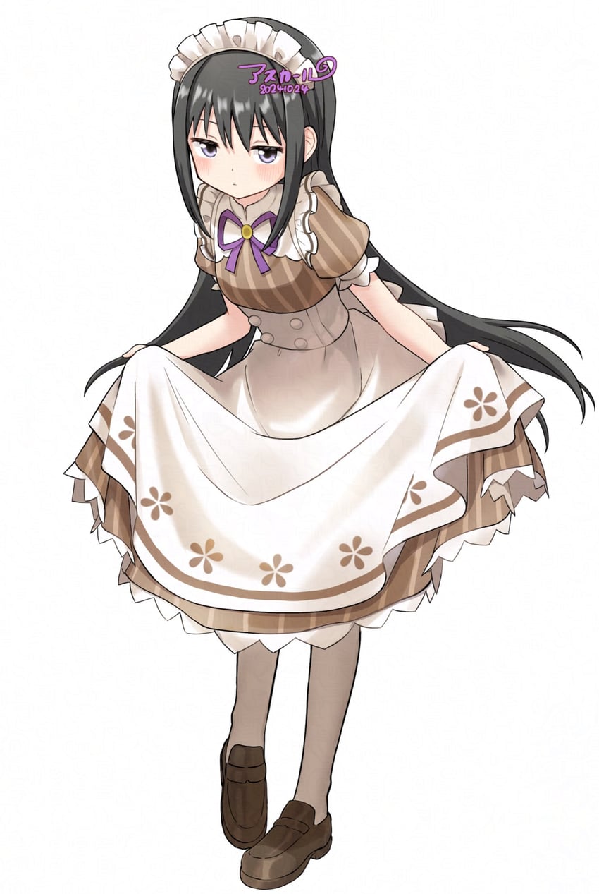 akemi homura (mahou shoujo madoka magica) drawn by asukaru_(magika_ru)