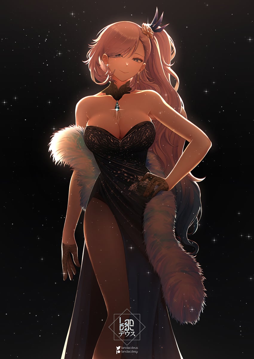 pavolia reine (hololive and 1 more) drawn by landacdeus