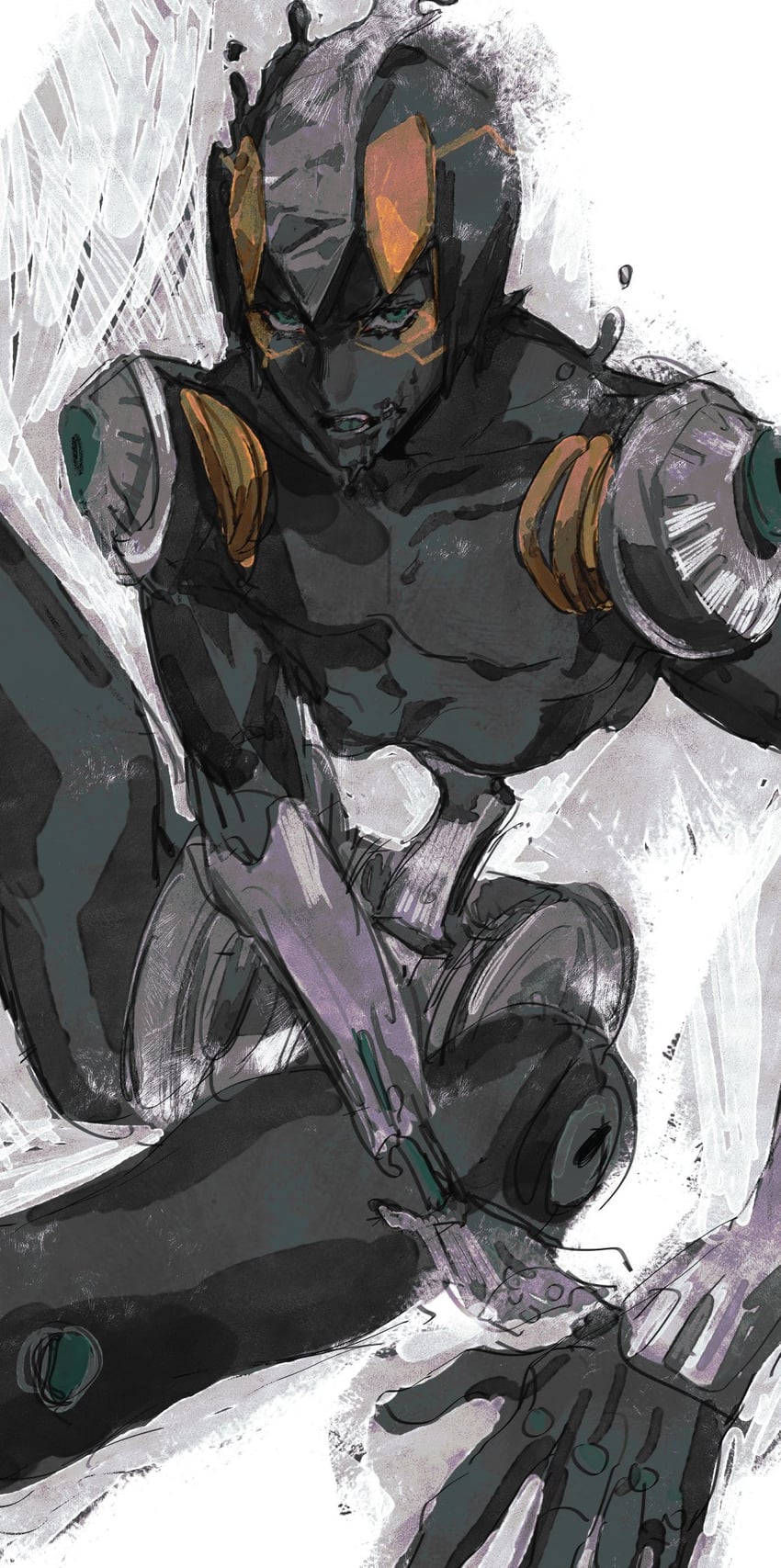foo fighters (jojo no kimyou na bouken and 1 more) drawn by czyw