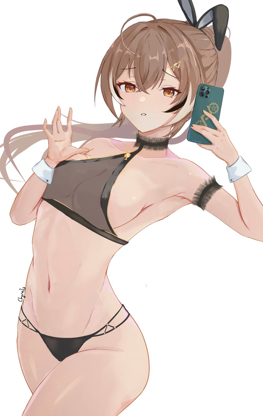 nanashi mumei (hololive and 1 more) drawn by chyraliss