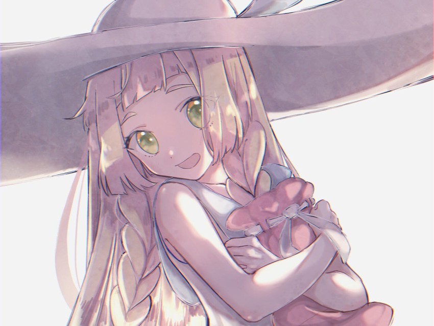 lillie (pokemon and 1 more) drawn by myuuu_ay
