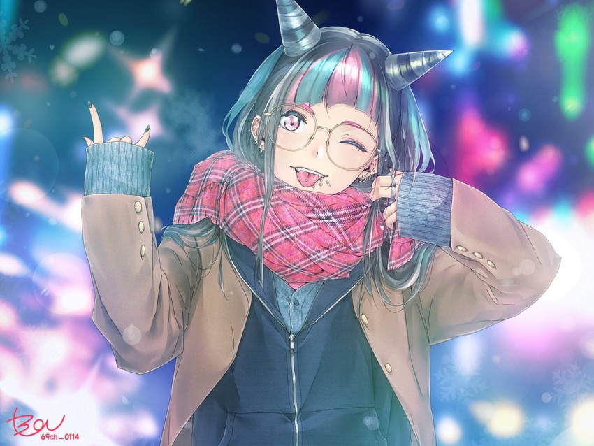 mioda ibuki (danganronpa and 1 more) drawn by mioda_69ch