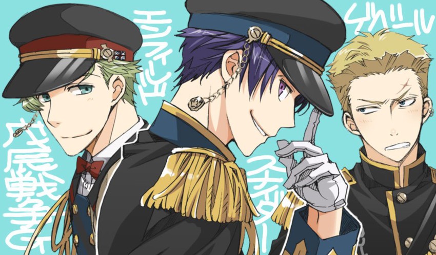 enfield, snider, and geweer (senjuushi and 1 more) drawn by kinoshita_sakura