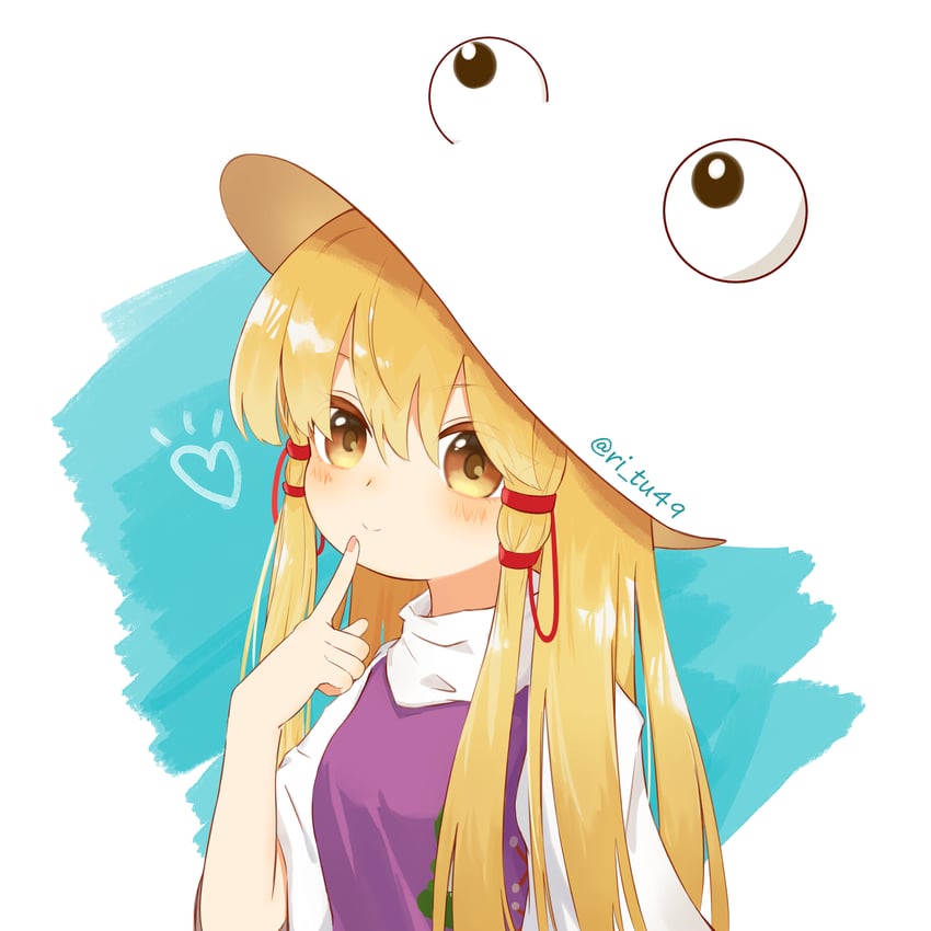 moriya suwako and pyonta (touhou) drawn by ritu_(ri_tu49)