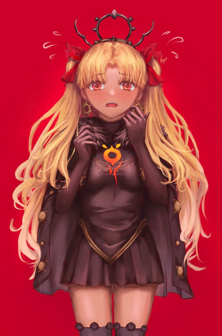 ereshkigal and ereshkigal alter (fate and 1 more) drawn by rozenoroze
