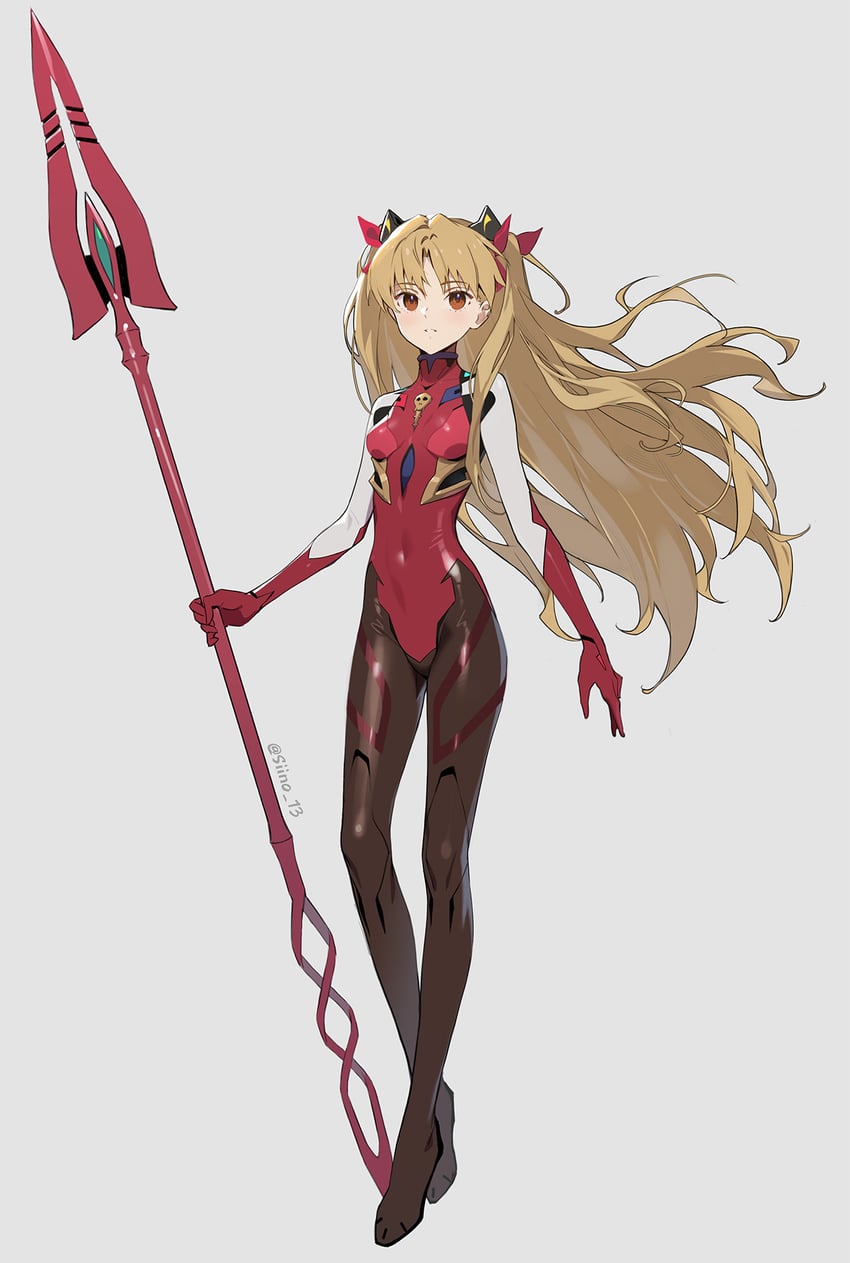 souryuu asuka langley and ereshkigal (fate and 4 more) drawn by siino