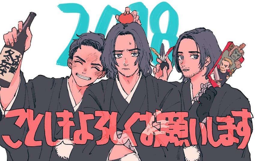 bucky barnes, thor, and hulk (marvel and 6 more) drawn by tkrckr