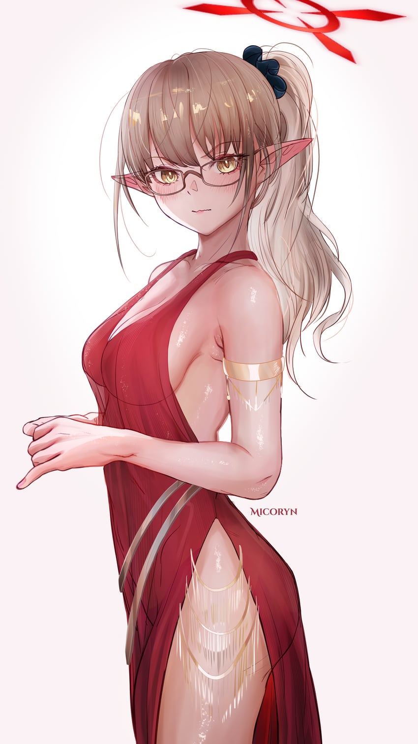 chinatsu (blue archive) drawn by rao_micory