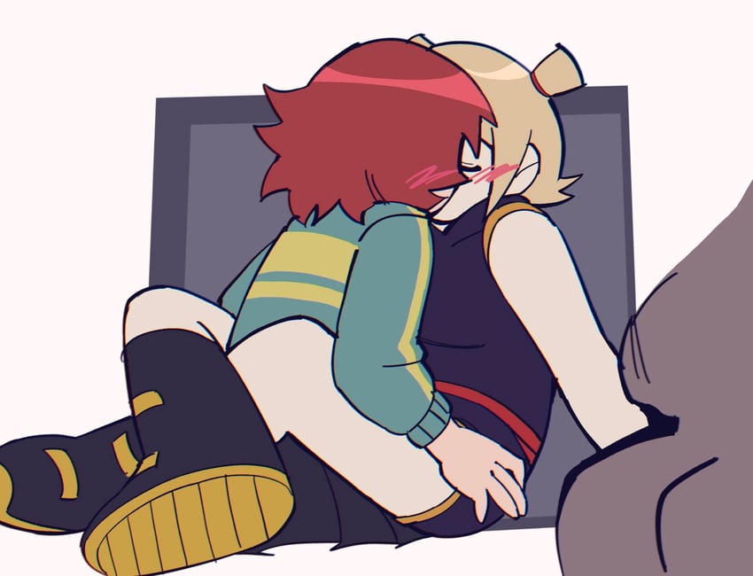 kim pine and roxie richter (scott pilgrim and 1 more) drawn by blue_pepe