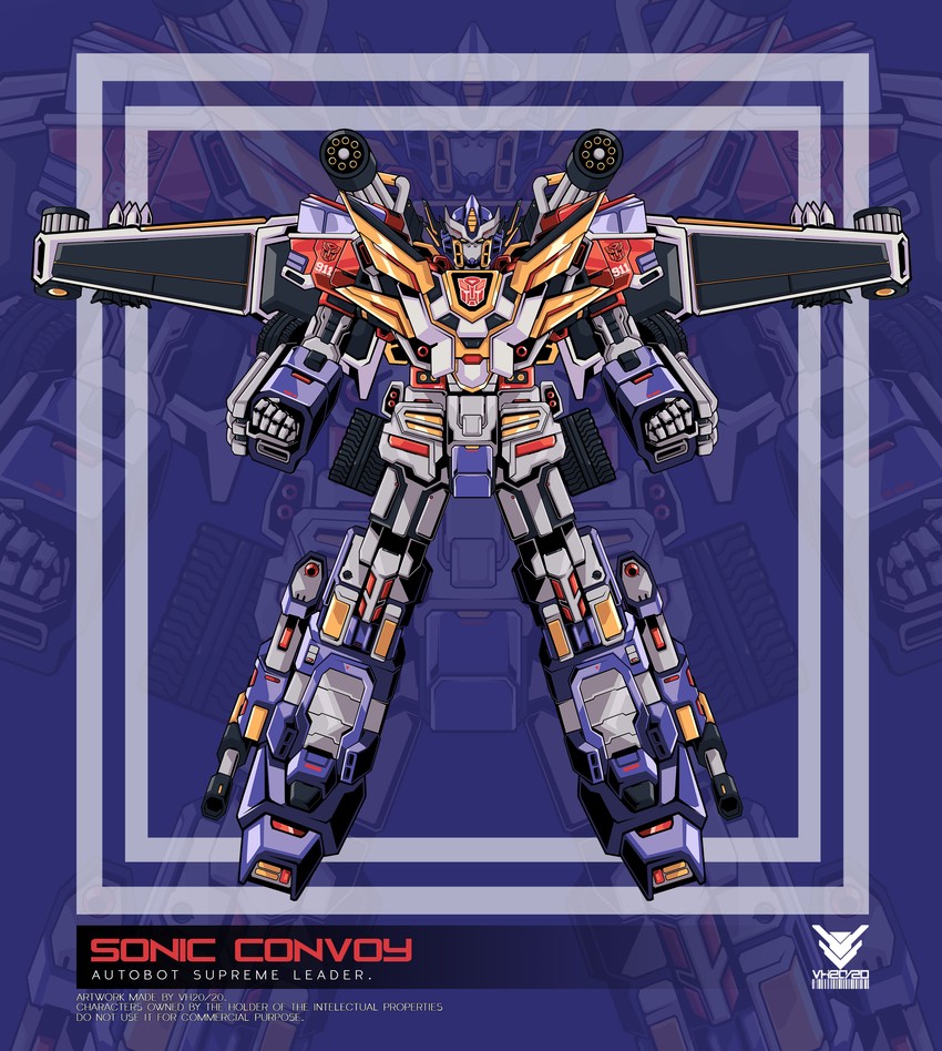 optimus prime and galaxy convoy (transformers and 2 more) drawn by vistahero