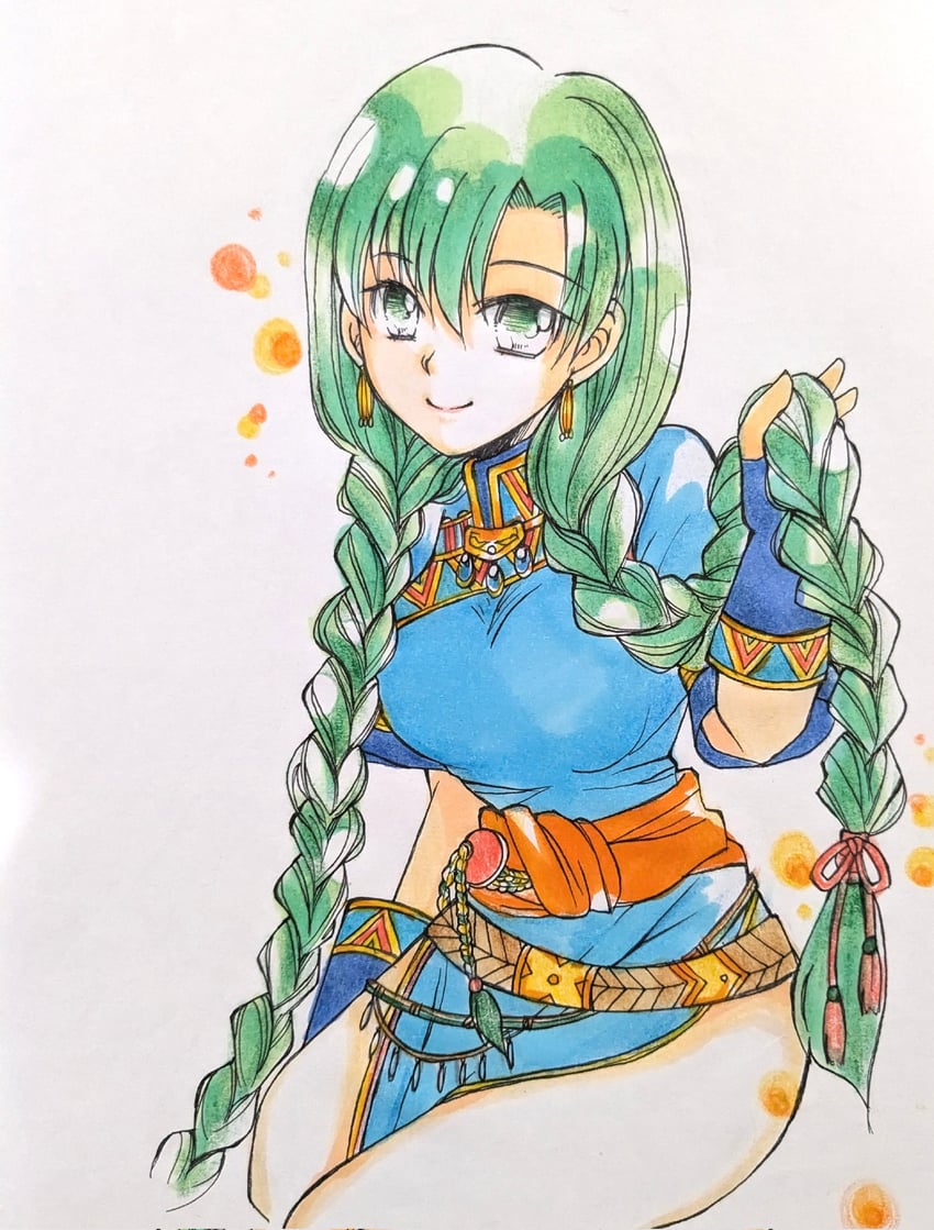 lyn (fire emblem and 1 more) drawn by chika_1