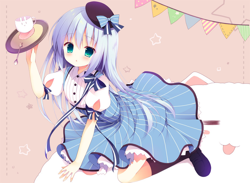 kafuu chino and tippy (gochuumon wa usagi desu ka?) drawn by izumi_yuhina