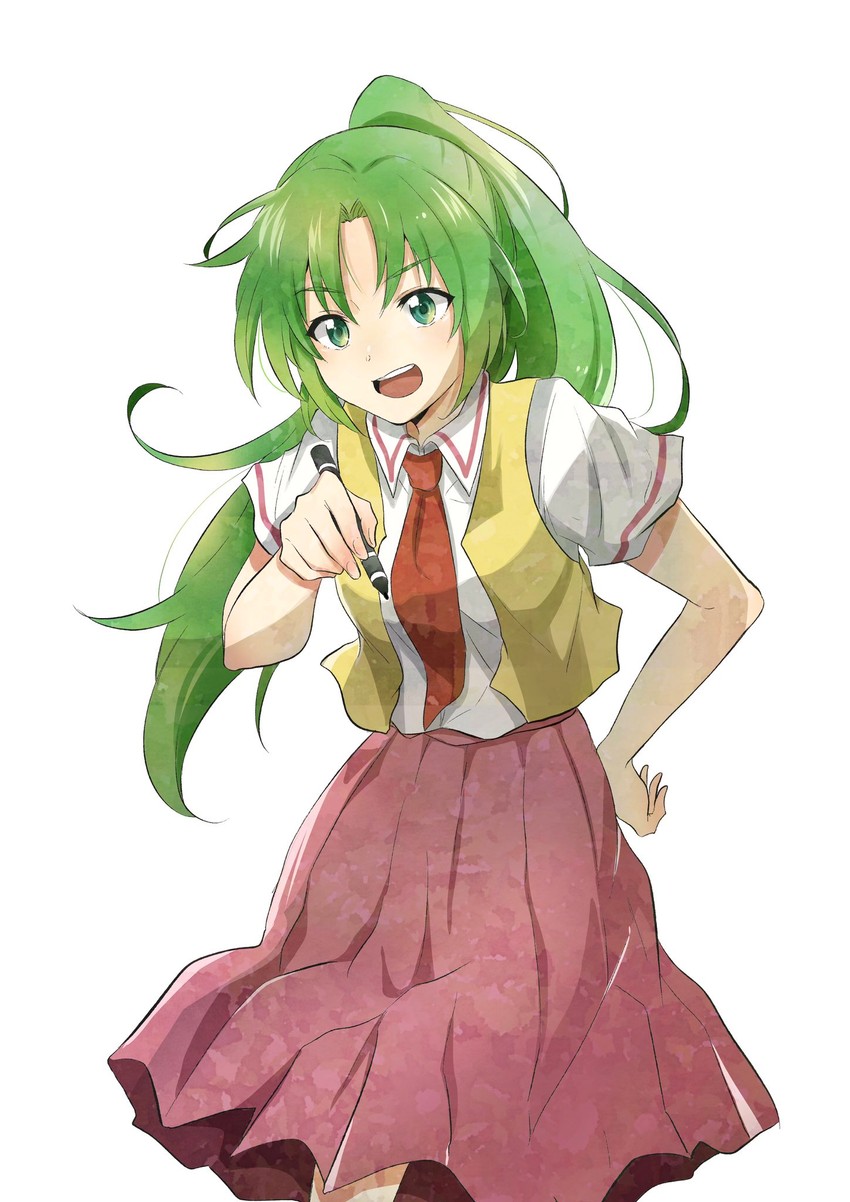 sonozaki mion (higurashi no naku koro ni) drawn by shosudo