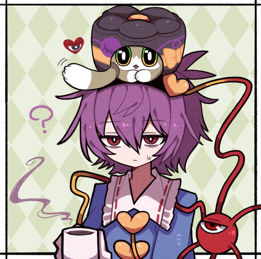 komeiji koishi and komeiji satori (touhou and 2 more) drawn by zunusama