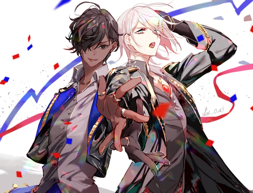 karna and arjuna (fate and 1 more) drawn by sakuramochi1003