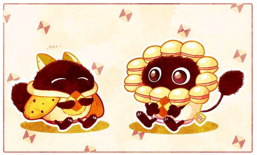 cooky yummy (yu-gi-oh!) drawn by biscuit_(oishiibiscuit) and yummy