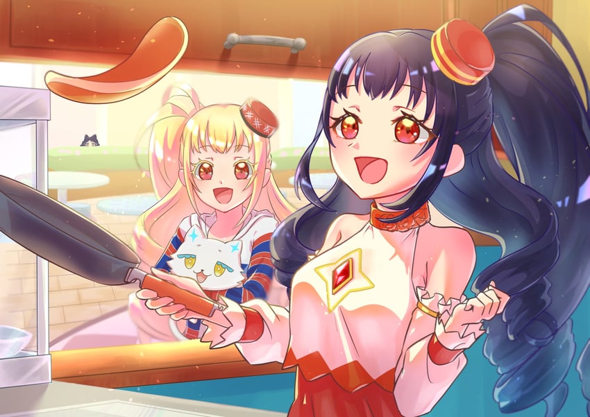 solulu, luluna, kagayaki alice, and kagayaki eve (pretty series and 1 more) drawn by moukinui