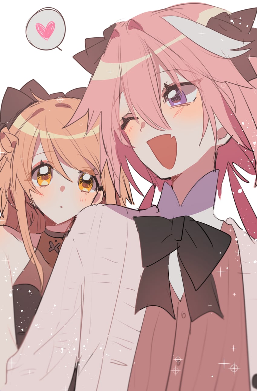 astolfo and liss meier (original and 2 more) drawn by koyashaka