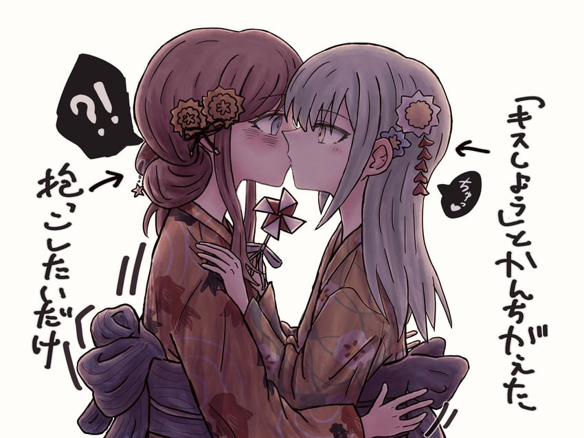nagasaki soyo and wakaba mutsumi (bang dream! and 1 more) drawn by dao148617dao