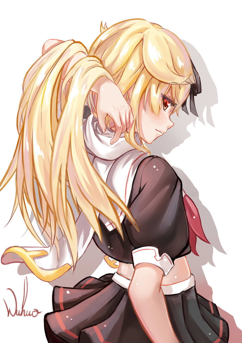 yuudachi and yuudachi kai ni (kantai collection) drawn by wuhuo
