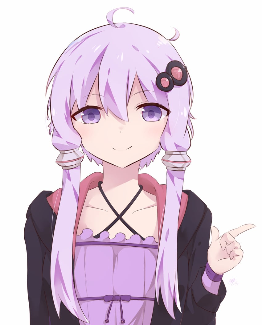yuzuki yukari (vocaloid and 1 more) drawn by yoriha_yashiro