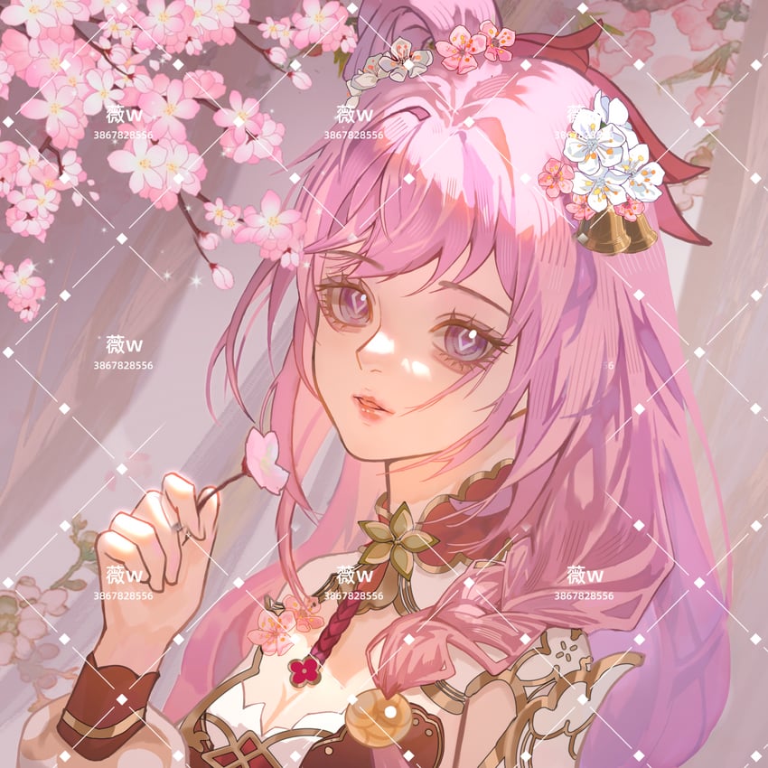 elysia (honkai and 1 more) drawn by wei_w