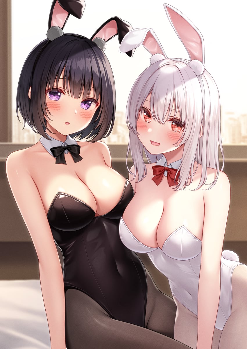tisshu and inoue yurina (original) drawn by karutamo