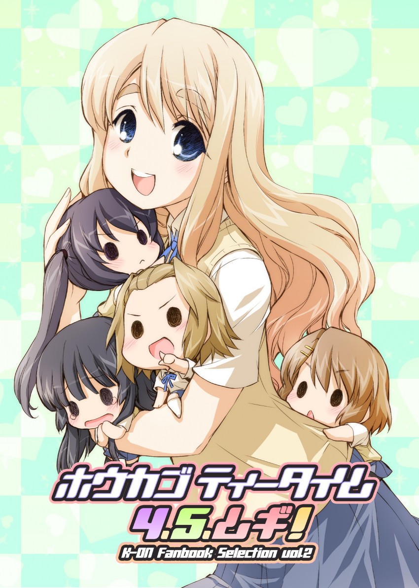 akiyama mio, nakano azusa, hirasawa yui, tainaka ritsu, and kotobuki tsumugi (k-on!) drawn by fujieda_miyabi