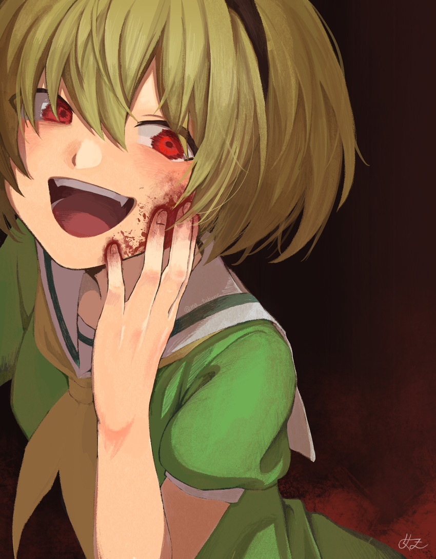 houjou satoko (higurashi no naku koro ni and 1 more) drawn by emoriza