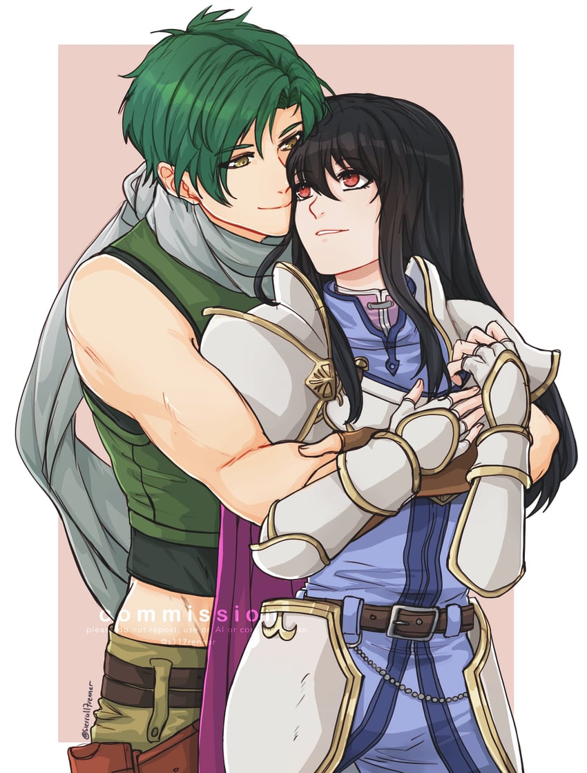 sothe and astrid (fire emblem and 1 more) drawn by sierra117renner