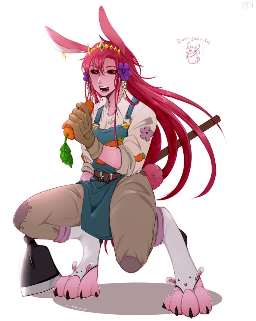 technoblade (minecraft youtube and 1 more) drawn by sallyatoyota