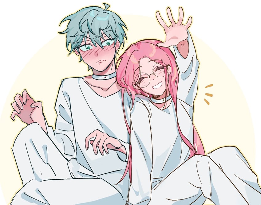 mizi and till (alien stage) drawn by phobe2297