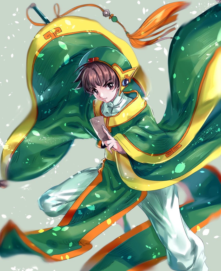 li syaoran (cardcaptor sakura) drawn by kisumi_rei