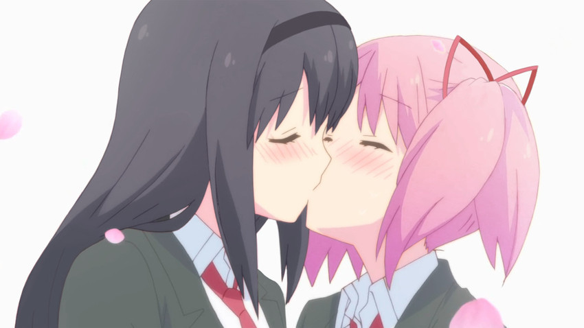 akemi homura and kaname madoka (mahou shoujo madoka magica and 1 more) drawn by gobou_1000