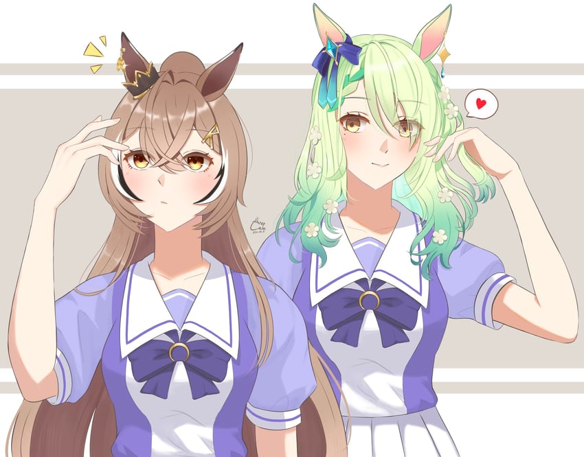 nanashi mumei and ceres fauna (hololive and 2 more)