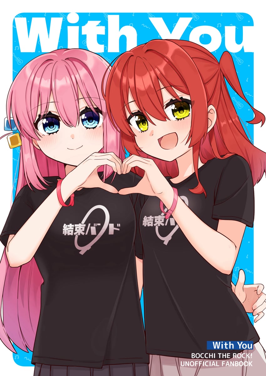gotoh hitori and kita ikuyo (bocchi the rock! and 1 more) drawn by ao_(flowerclasse)