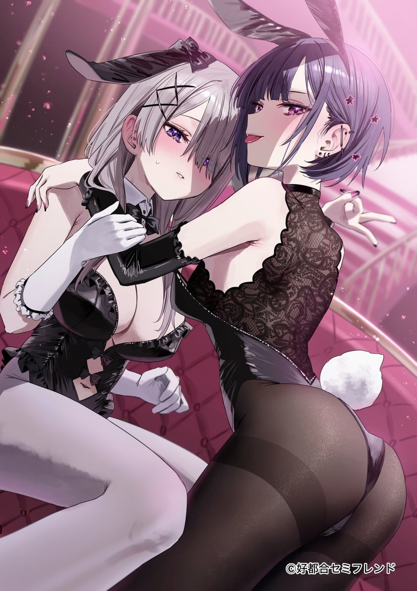 hamanasu ruka and kuruma suuna (koutsugou semi-friend) drawn by chigusa_minori