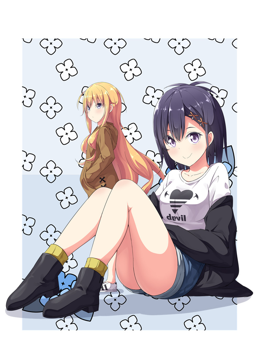 gabriel tenma white and vignette tsukinose april (gabriel dropout) drawn by ukami