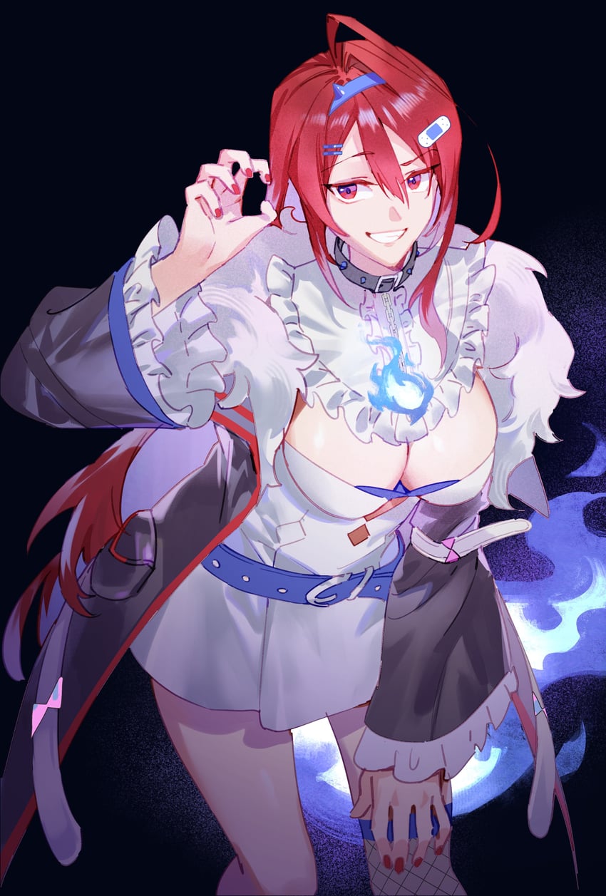 fuwawa abyssgard and elizabeth rose bloodflame (hololive and 1 more) drawn by lynnear