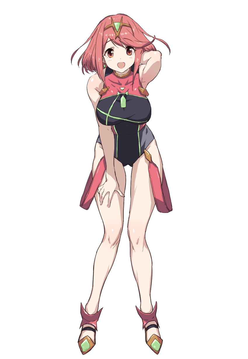 pyra (xenoblade chronicles and 1 more) drawn by green322