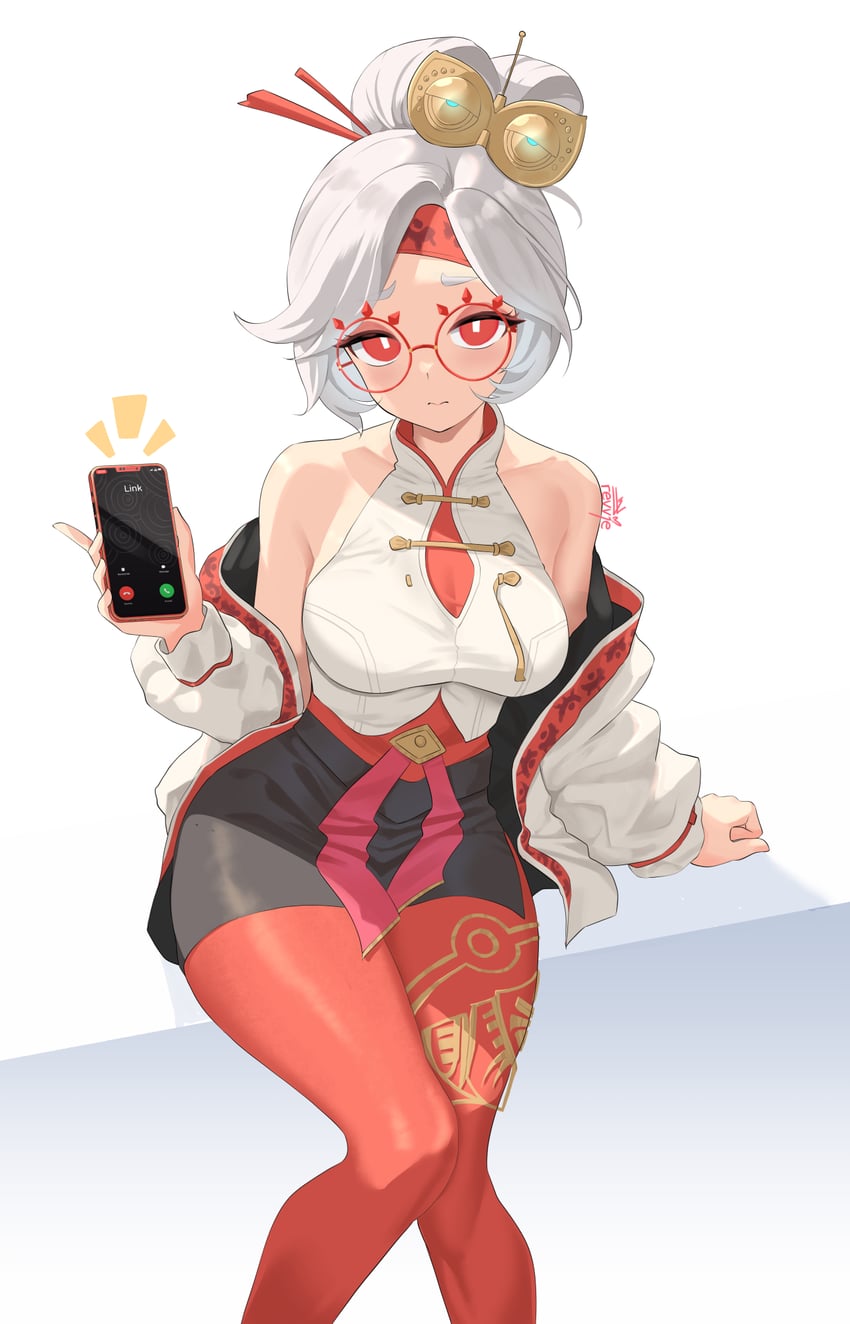 purah (the legend of zelda and 1 more) drawn by revvie