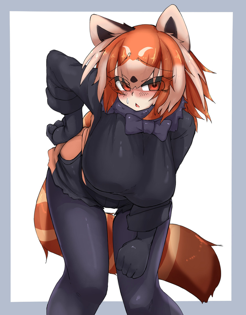 red panda (kemono friends and 1 more) drawn by urisaba