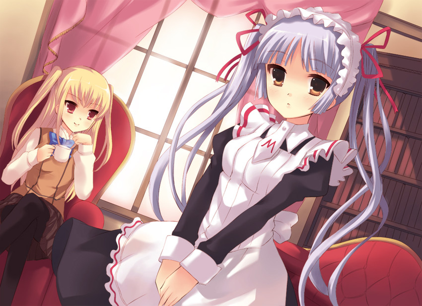 shidou mariya and shinouji matsurika (maria holic) drawn by peach88
