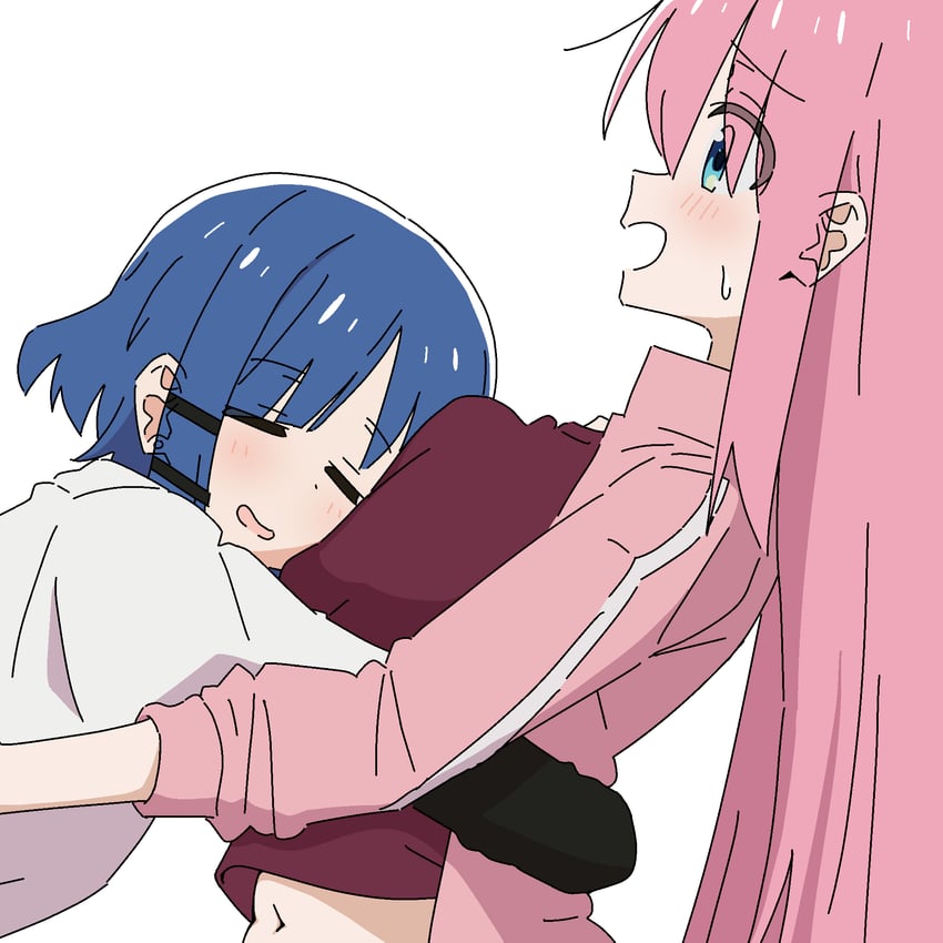 gotoh hitori and yamada ryo (bocchi the rock!) drawn by aroon