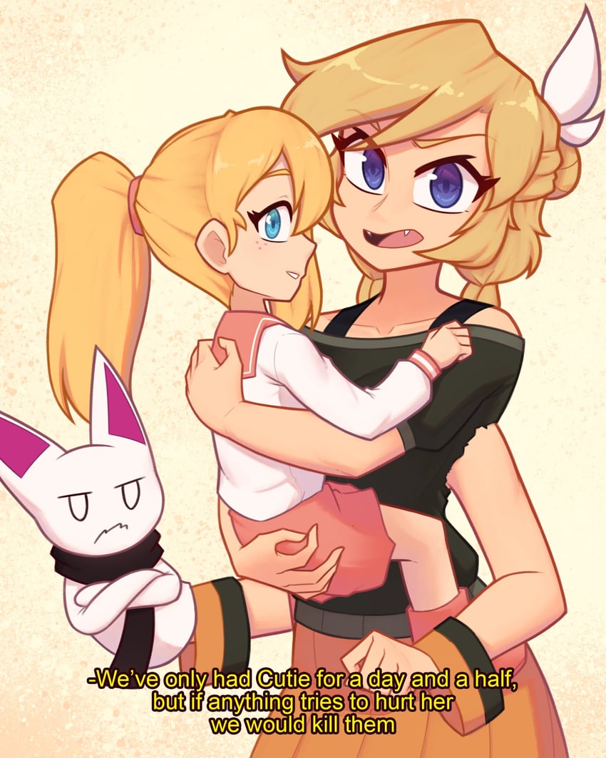 nelly and cutie (original and 1 more) drawn by xyronii