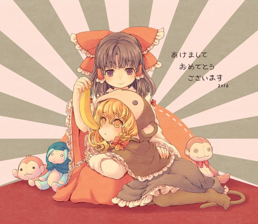 hakurei reimu, kirisame marisa, and kumoi ichirin (touhou) drawn by karioda